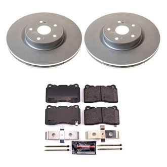 PowerStop® - Z23 Evolution Geomet® Plain Front Brake Kit
