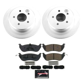 PowerStop® - Z23 Evolution Geomet® Plain Rear Brake Kit