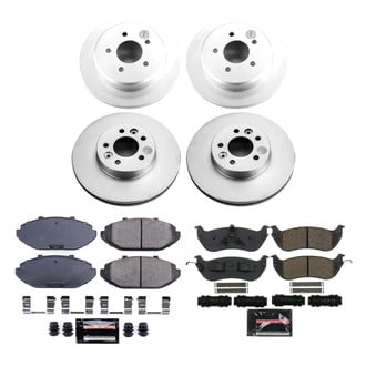 PowerStop® - Z23 Evolution Geomet® Plain Front and Rear Brake Kit