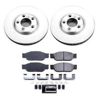 PowerStop® - Z23 Evolution Geomet® Plain Front Brake Kit