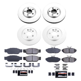 PowerStop® - Z23 Evolution Geomet® Plain Brake Kit