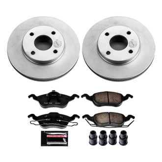 PowerStop® - Z23 Evolution Geomet® Plain Front Brake Kit