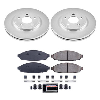 PowerStop® - Z23 Evolution Geomet® Plain Front Brake Kit