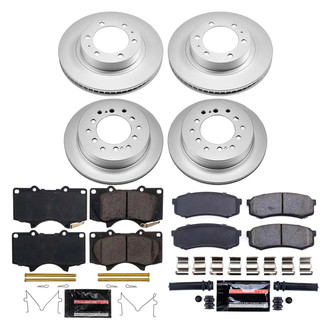 PowerStop® - Z23 Evolution Geomet® Plain Brake Kit