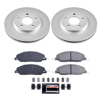 PowerStop® - Z23 Evolution Geomet® Plain Front Brake Kit