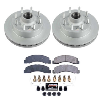 PowerStop® - Z23 Evolution Geomet® Plain Front Brake Kit