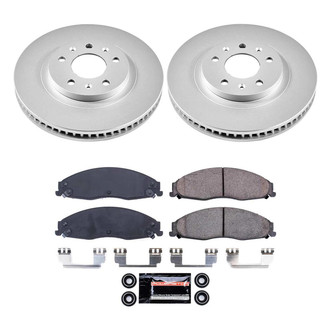 PowerStop® - Z23 Evolution Geomet® Plain Front Brake Kit