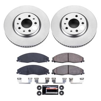 PowerStop® - Z23 Evolution Geomet® Plain Front Brake Kit