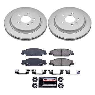 PowerStop® - Z23 Evolution Geomet® Plain Rear Brake Kit