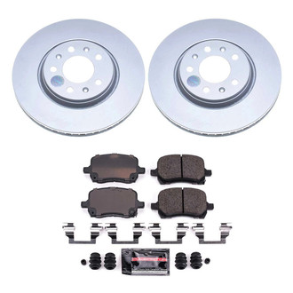 PowerStop® - Z23 Evolution Geomet® Plain Front Brake Kit