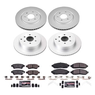 PowerStop® - Z23 Evolution Geomet® Plain Brake Kit