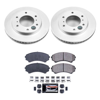PowerStop® CPK148-23 - Z23 Evolution Geomet® Plain Front Brake Kit