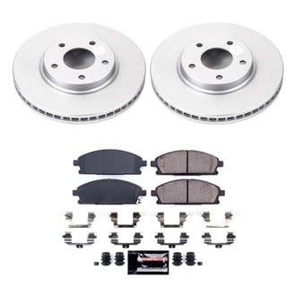 PowerStop® - Z23 Evolution Geomet® Plain Front Brake Kit