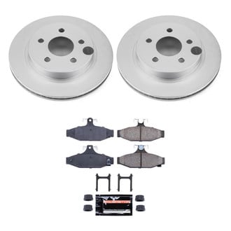 PowerStop® - Z23 Evolution Geomet® Plain Rear Brake Kit