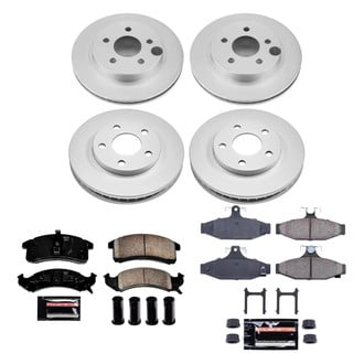 PowerStop® - Z23 Evolution Geomet® Plain Front and Rear Brake Kit