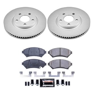 PowerStop® CPK1542-23 - Z23 Evolution Geomet® Plain Front Brake Kit