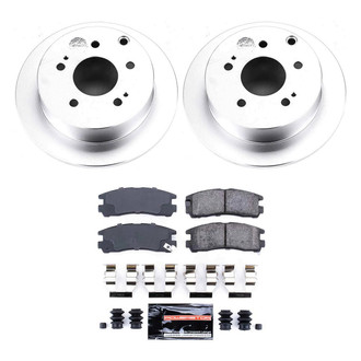 PowerStop® - Z23 Evolution Geomet® Plain Rear Brake Kit