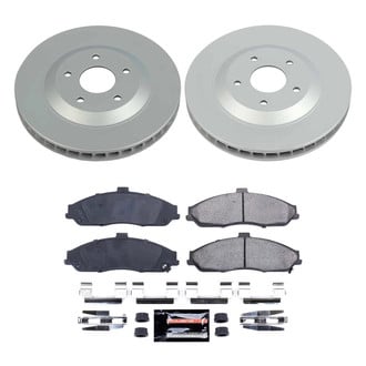 PowerStop® - Z23 Evolution Geomet® Plain Front Brake Kit