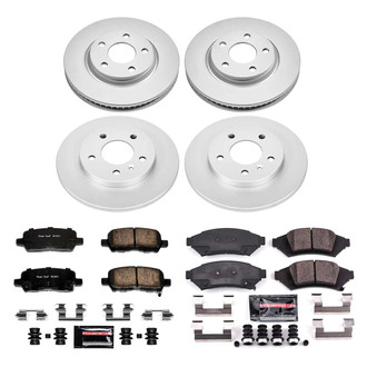 PowerStop® - Z23 Evolution Geomet® Plain Front and Rear Brake Kit