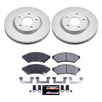 PowerStop® - Z23 Evolution Geomet® Plain Front Brake Kit