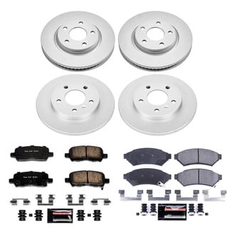 PowerStop® - Z23 Evolution Geomet® Plain Front and Rear Brake Kit