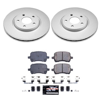 PowerStop® - Z23 Evolution Geomet® Plain Front Brake Kit