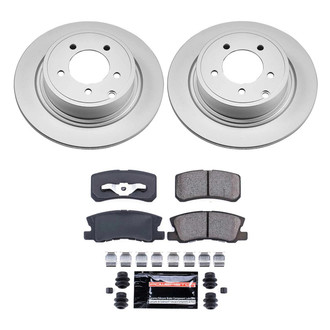 PowerStop® - Z23 Evolution Geomet® Plain Rear Brake Kit