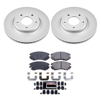 PowerStop® - Z23 Evolution Geomet® Plain Front Brake Kit