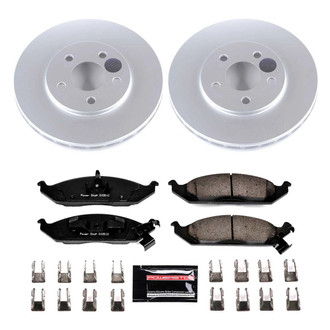 PowerStop® - Z23 Evolution Geomet® Plain Front Brake Kit