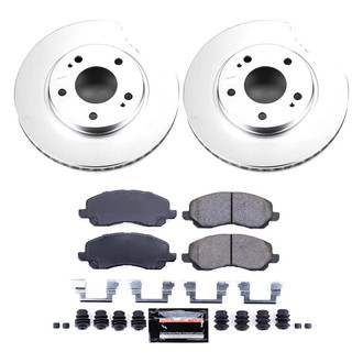 PowerStop® - Z23 Evolution Geomet® Plain Front Brake Kit