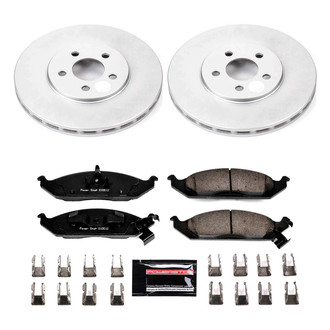 PowerStop® - Z23 Evolution Geomet® Plain Front Brake Kit