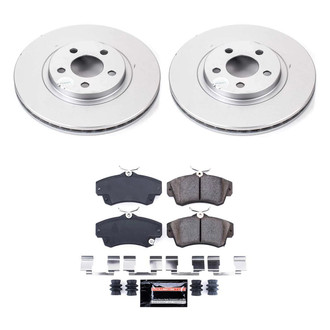 PowerStop® - Z23 Evolution Geomet® Plain Front Brake Kit
