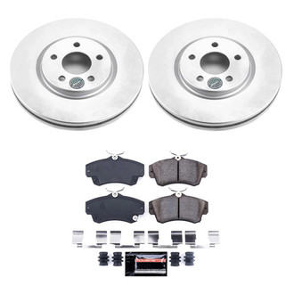 PowerStop® - Z23 Evolution Geomet® Plain Front Brake Kit