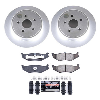 PowerStop® - Z23 Evolution Geomet® Plain Rear Brake Kit