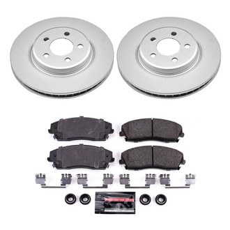 PowerStop® - Z23 Evolution Geomet® Plain Front Brake Kit