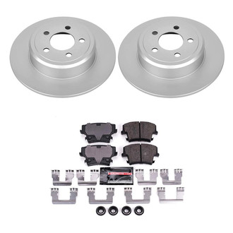 PowerStop® - Z23 Evolution Geomet® Plain Rear Brake Kit