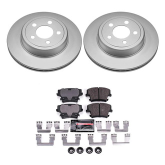 PowerStop® - Z23 Evolution Geomet® Plain Rear Brake Kit