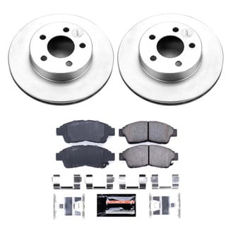 PowerStop® - Z23 Evolution Geomet® Plain Front Brake Kit