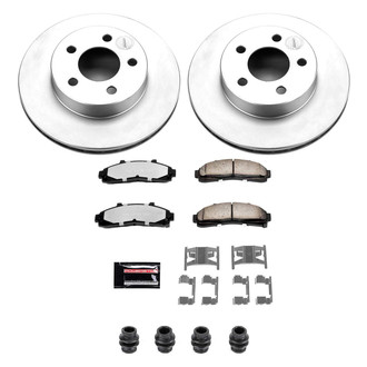 PowerStop® - Z36 Evolution Geomet® Plain Front Brake Kit