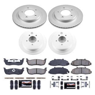 PowerStop® - Z23 Evolution Geomet® Plain Front and Rear Brake Kit