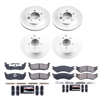 PowerStop® - Z23 Evolution Geomet® Plain Front and Rear Brake Kit