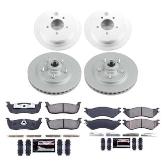 PowerStop® - Z23 Evolution Geomet® Plain Front and Rear Brake Kit