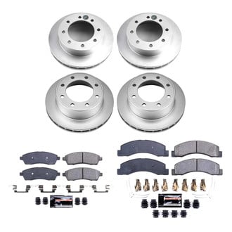 PowerStop® - Z23 Evolution Geomet® Plain Front and Rear Brake Kit
