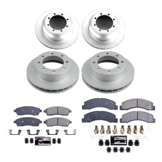 PowerStop® - Z23 Evolution Geomet® Plain Front and Rear Brake Kit