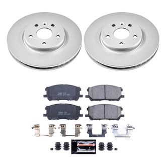PowerStop® - Z23 Evolution Geomet® Plain Front Brake Kit