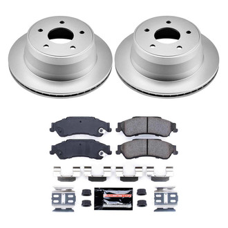 PowerStop® - Z23 Evolution Geomet® Plain Rear Brake Kit