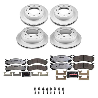 PowerStop® - Z36 Evolution Geomet® Plain Front and Rear Brake Kit