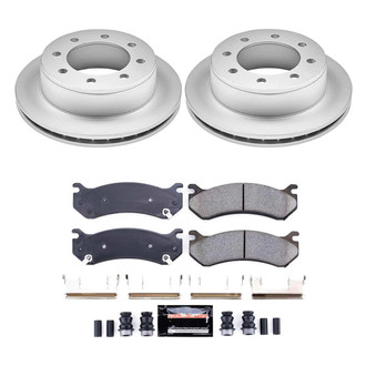 PowerStop® - Z23 Evolution Geomet® Plain Rear Brake Kit