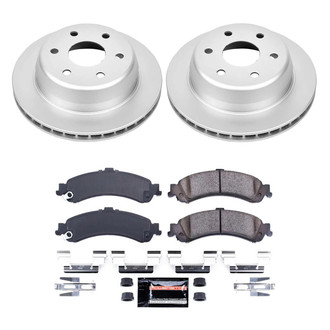 PowerStop® CPK2046-23 - Z23 Evolution Geomet® Plain Rear Brake Kit