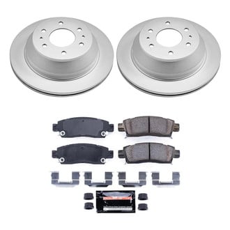 PowerStop® - Z23 Evolution Geomet® Plain Rear Brake Kit